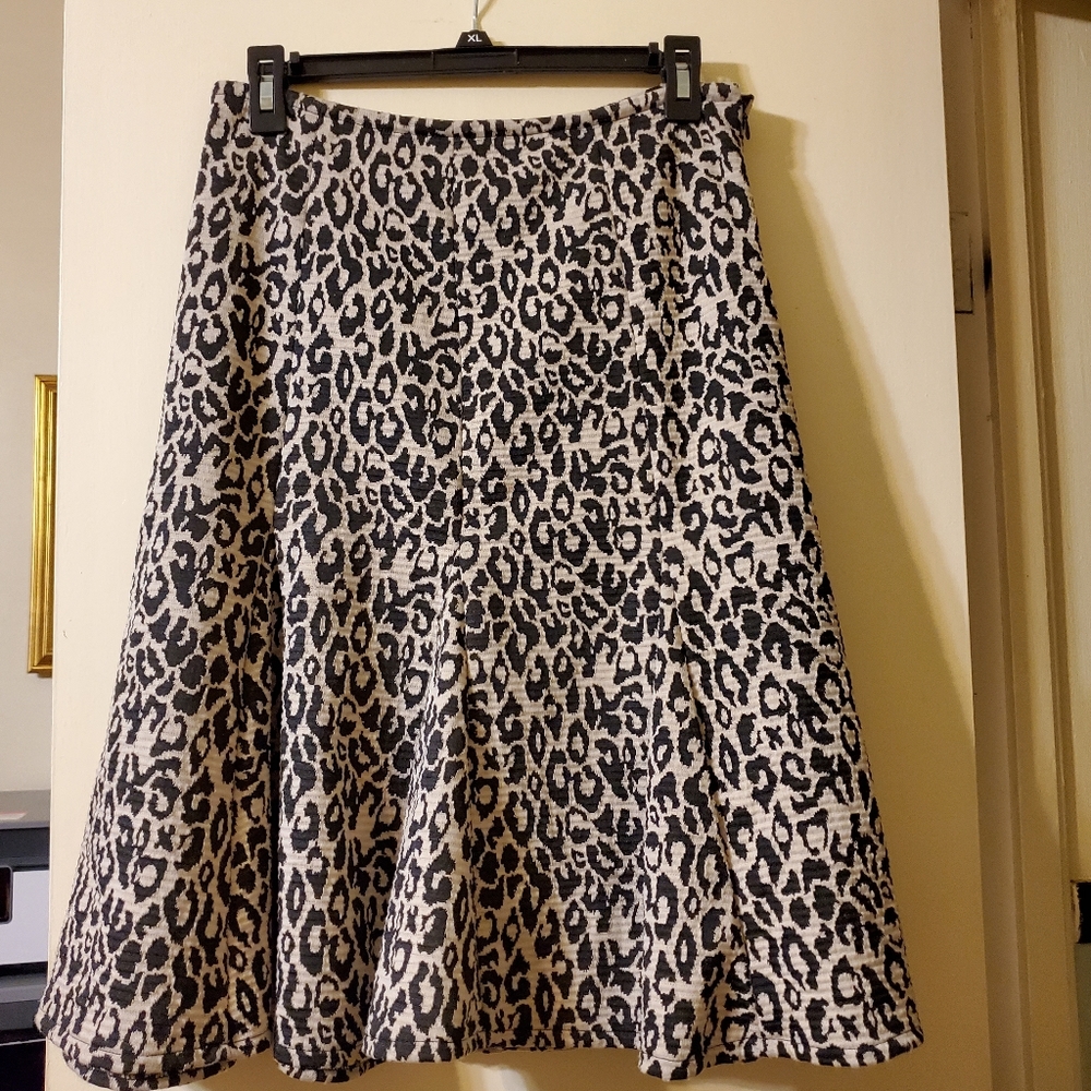 Black & cream skirt